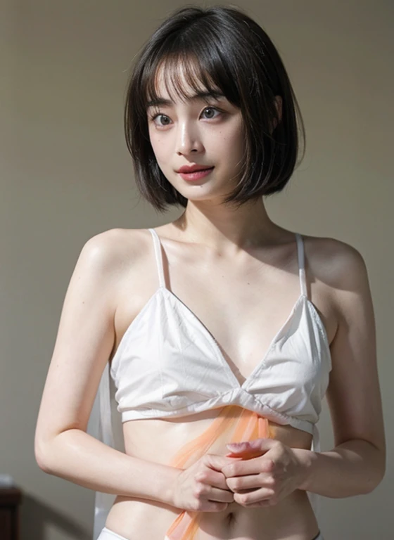 Angle from the front、Cowboy Shot、Ripped print T-shirt、City of night、((Emoガール))、((Emo))、bad woman、short, black, Shaggy Hair、Gradient Hair、(((Pink Panties)))、Big Breasts、In the background is the High Sokotl Cycle)))、Highest quality,(RAW Photos:1.2)、(Realistic:1.4),(High resolution:1.4), 1 Girl, Written boundary depth,, Exquisitely crafted,8K, Very detailed, Perfect lighting, Great background、((Delicate painting)),(の詳細なRAW Photos),(Highest quality:1.6), (超High resolution:1.5), (Realistic:1.75), 8K resolution, Canon EOS R5, 50mm, Very detailed,Cinema Lighting,Correct finger、((I can see very small panties))