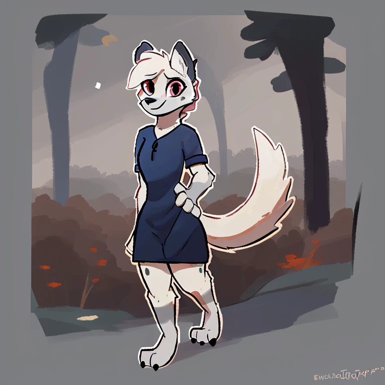 outside, park r enginetrap_style, enginetrap_style ,anthro ,bedroom_eyes ,white_body ,white_fur ,female ,fur , ,grey_background ,grin ,happy ,leg_markings ,looking_at_viewer ,markings ,narrowed_eyes ,, seductive ,simple_background ,smile ,socks_(marking) ,solo , ,tail ,teeth ,,enginetrap ,hyena ,mammal ,2023 ,digital_media_(artwork) ,hi_res ,shaded ,signature png ,(full-length portrait:1.2), , BREAK (masterpiece, best quality, coloured sketch, 4k, 2k, (intricate, high detail:1.2), film countershading, analog style, absurd res, by enginetrap) (best quality, high quality:1.4