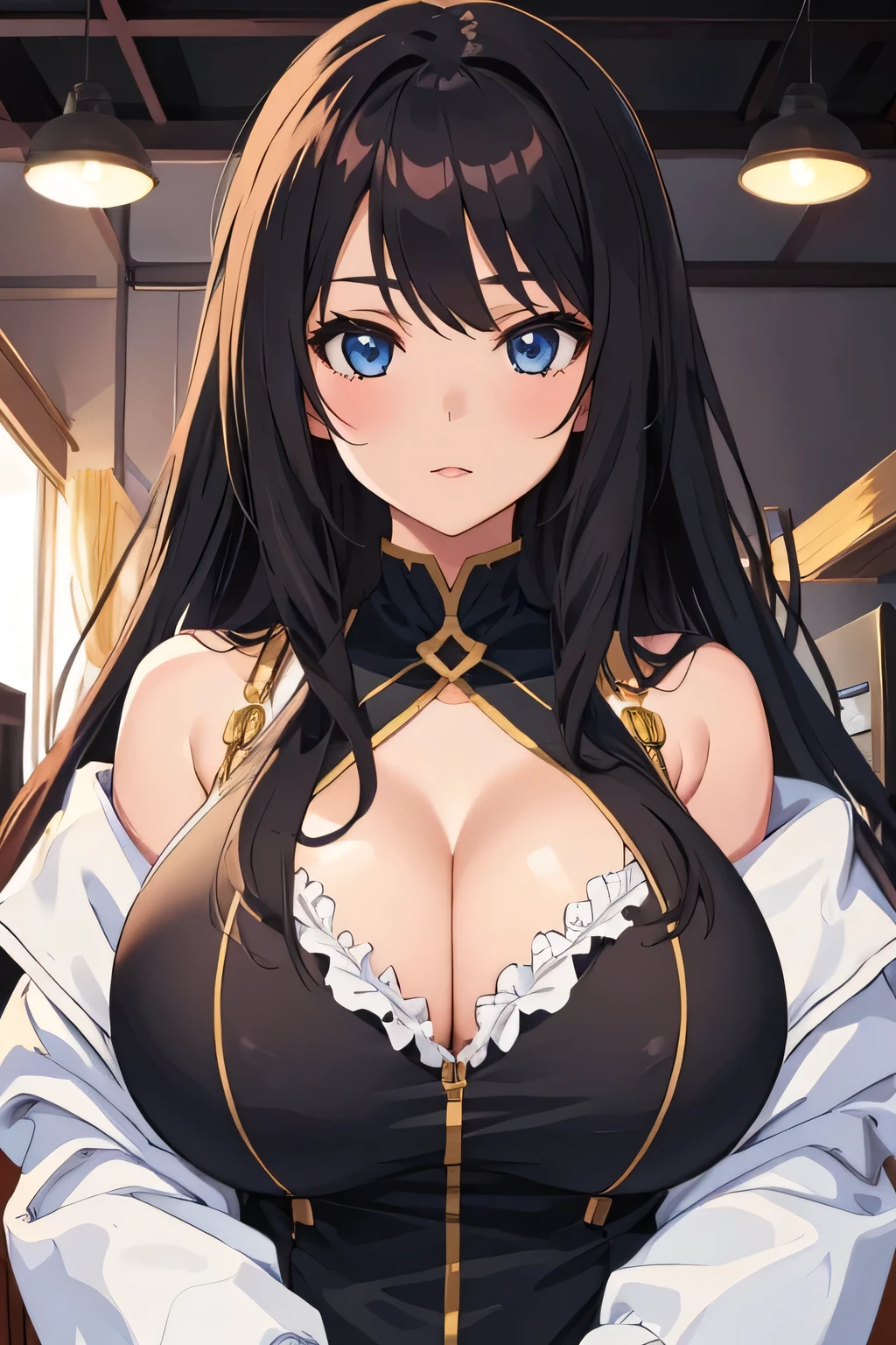 anime girl with big breast and Big Breasts posing for the camera, Fine details. Girls' Frontline, Enchanting anime girl, from Girls' Frontline, Kantai Collection Style, Azur Lane Style, Anime Moe Art Style, tits, From the Azur Lane video game, Albedo from Overlord, Azur Lane Characters, Big Breasts!, Marin Kitagawa Fanart