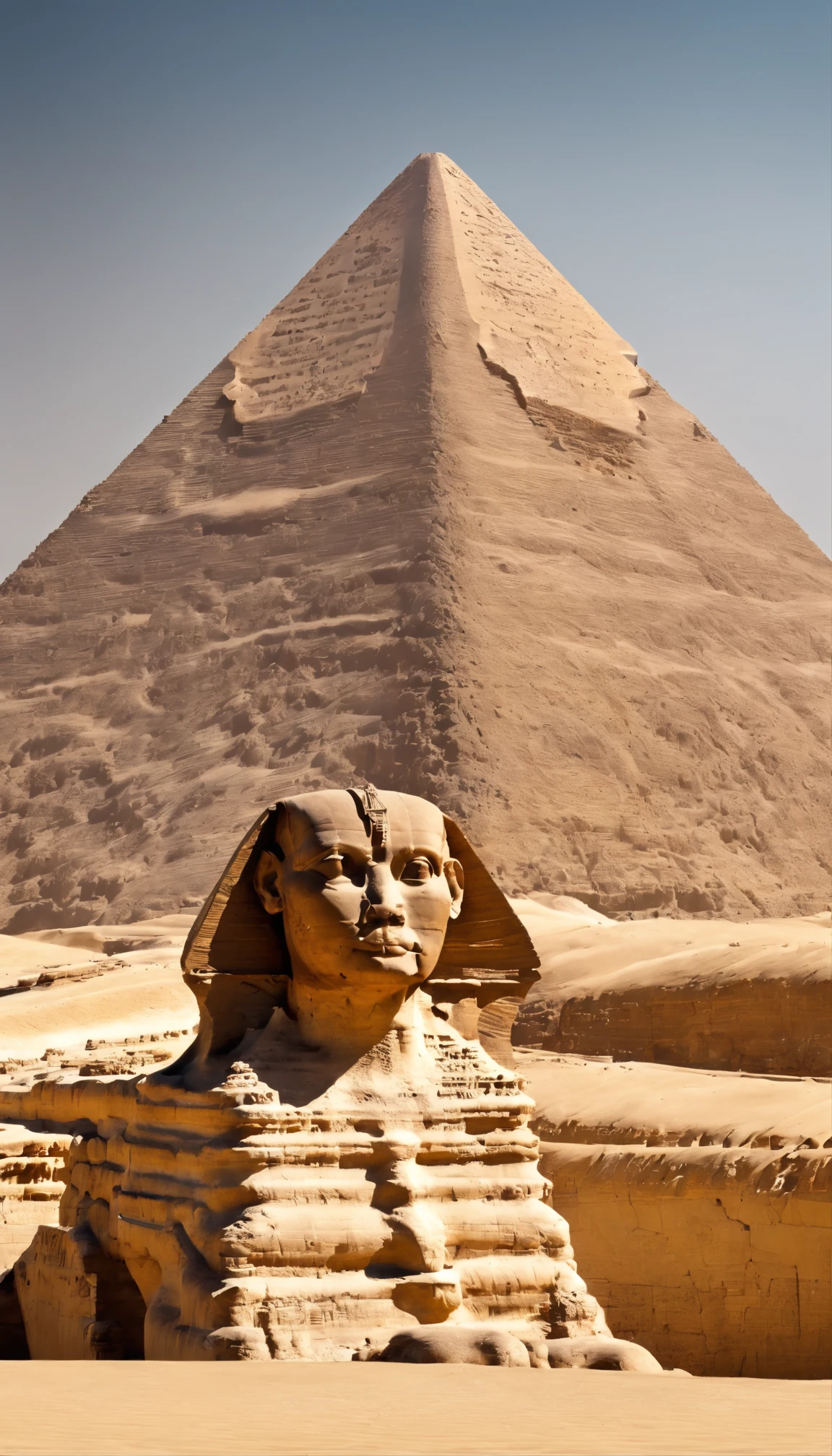 with high definition images，Images of the Great Pyramid of Khufu，　In this captivating depiction、According to the laws of the universe、The best golden ratio images,Inside the pyramid, the essence of artificial intelligence is vividly expressed.、Complex symbols and luminous circuits intertwine in harmony、It displays a striking convergence in a rich and captivating array of vibrant and captivating colors.。The brilliance of AI digital geometry、Its vibrant colors are perfectly balanced against a captivating background.。visually stunning、It&#39;s a thought-provoking masterpiece.。From the sharp edges of the circuits to the dynamic interplay of light and shadow、This piece was created with great attention to detail.、Elevated to the pinnacle of digital illustration、Leave a lasting impression on the viewer