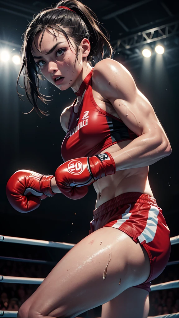 Boxing girls，fist training，8K，professinal