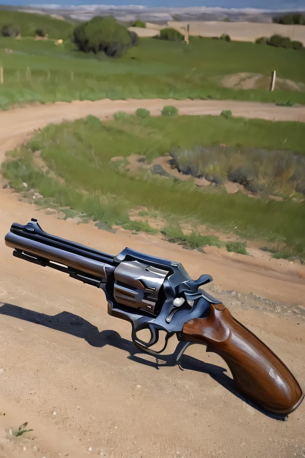 revolver wild west one bullet in barrel
