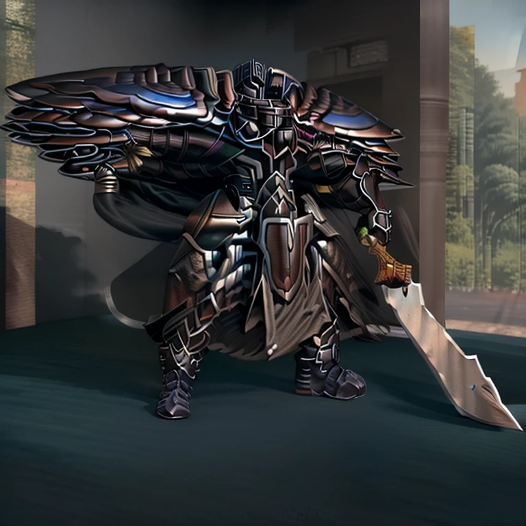 (absurdres, highres, ultra detailed),(Masterpiece, best quality:1.2)
Dark knight,
long sword,

BlackKnight_fe,
Armor, Cape, Helmet, Sword, shield,
The cloak is black color,
polished armor,
armor is shiny,


castle, big muscle (pecs, triceps, traps)
unusually developed muscular body,
body full of huge muscles.
showing off muscles,
pectorales enormes.
Exaggeratedly huge muscles.
Gigachad Muscular,