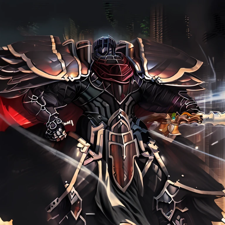 (absurdres, highres, ultra detailed),(Masterpiece, best quality:1.2)
Dark knight,
long sword,

BlackKnight_fe,
Armor, Cape, Helmet, Sword, shield,
The cloak is black color,
polished armor,
armor is shiny,


castle, big muscle (pecs, triceps, traps)
unusually developed muscular body,
body full of huge muscles.
showing off muscles,
pectorales enormes.
Exaggeratedly huge muscles.
Gigachad Muscular,