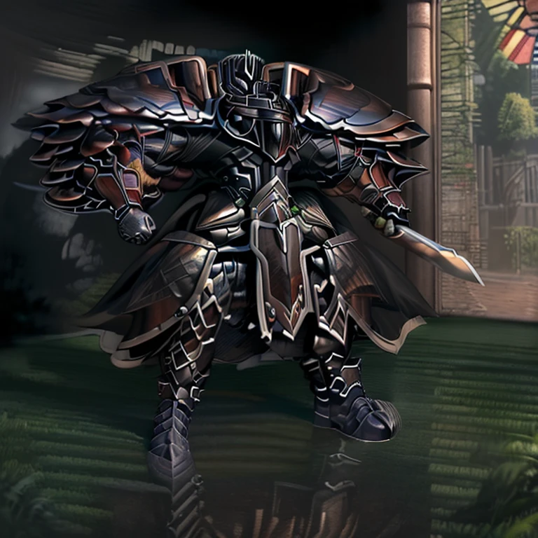 (absurdres, highres, ultra detailed),(Masterpiece, best quality:1.2)
Dark knight,
long sword,

BlackKnight_fe,
Armor, Cape, Helmet, Sword, shield,
The cloak is black color,
polished armor,
armor is shiny,


castle, big muscle (pecs, triceps, traps)
unusually developed muscular body,
body full of huge muscles.
showing off muscles,
pectorales enormes.
Exaggeratedly huge muscles.
Gigachad Muscular,