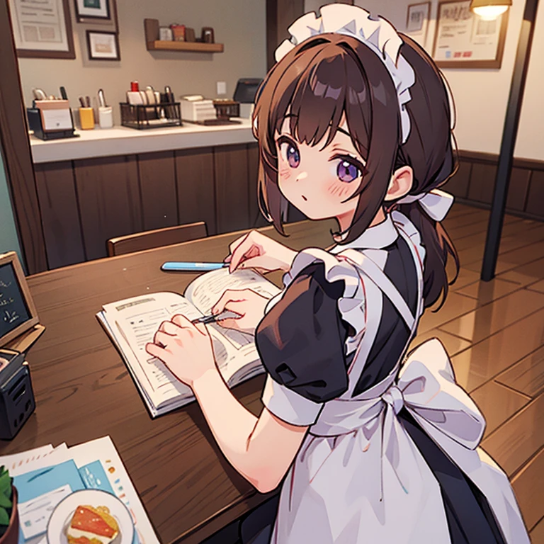 Girls working at maid cafes