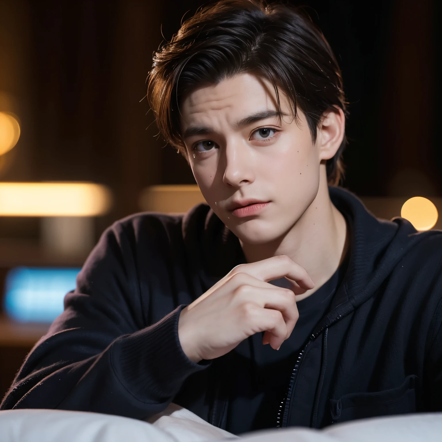 Peter Parker, 8k, Ultra HD, severe low lighting, high quality, Clear focus, Fuji XT3