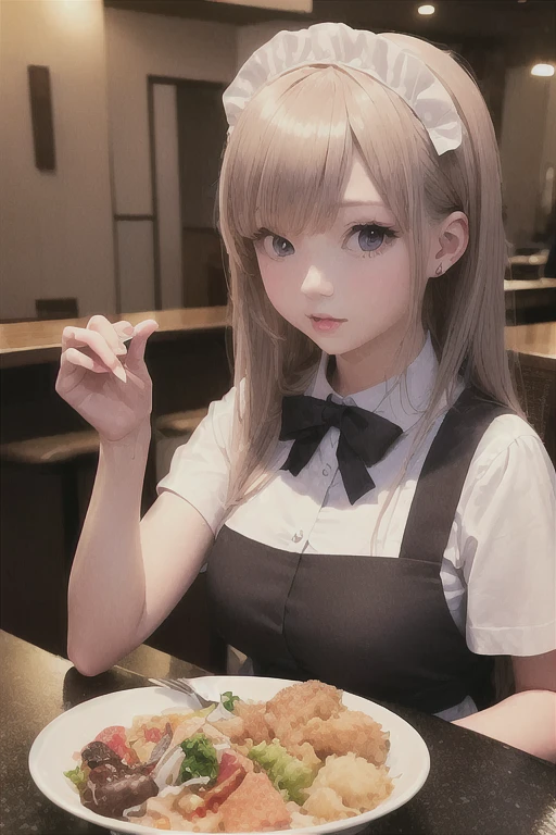 hyper Realistic Anime, Real life anime girls, Realistic Anime, a Surreal , Realistic - Anime, Realistic Anime 3 d style, photoRealistic Anime, Surreal , Anime Food, Hyperrealistic Food Photography, Japanese maid cafe, Realistic young anime girl
