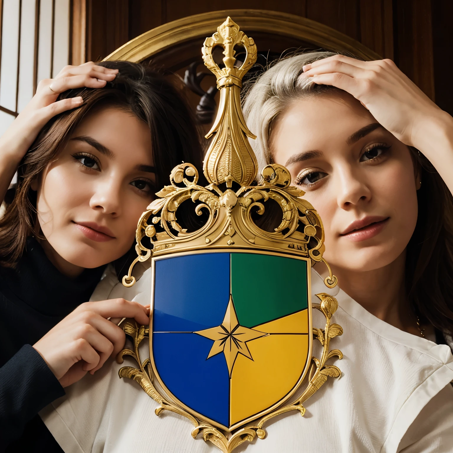 Create a family crest with the surname Ferraz