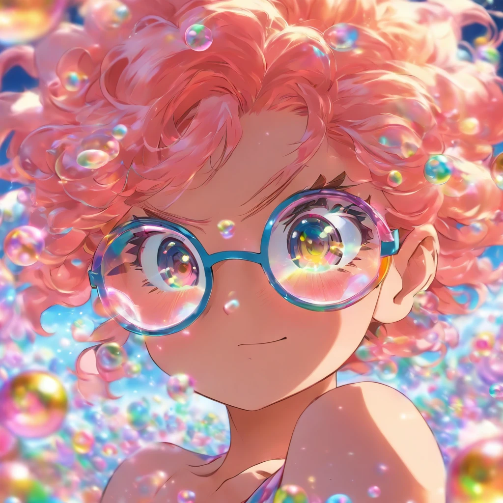 Ruler of Bubbles woman Glasses