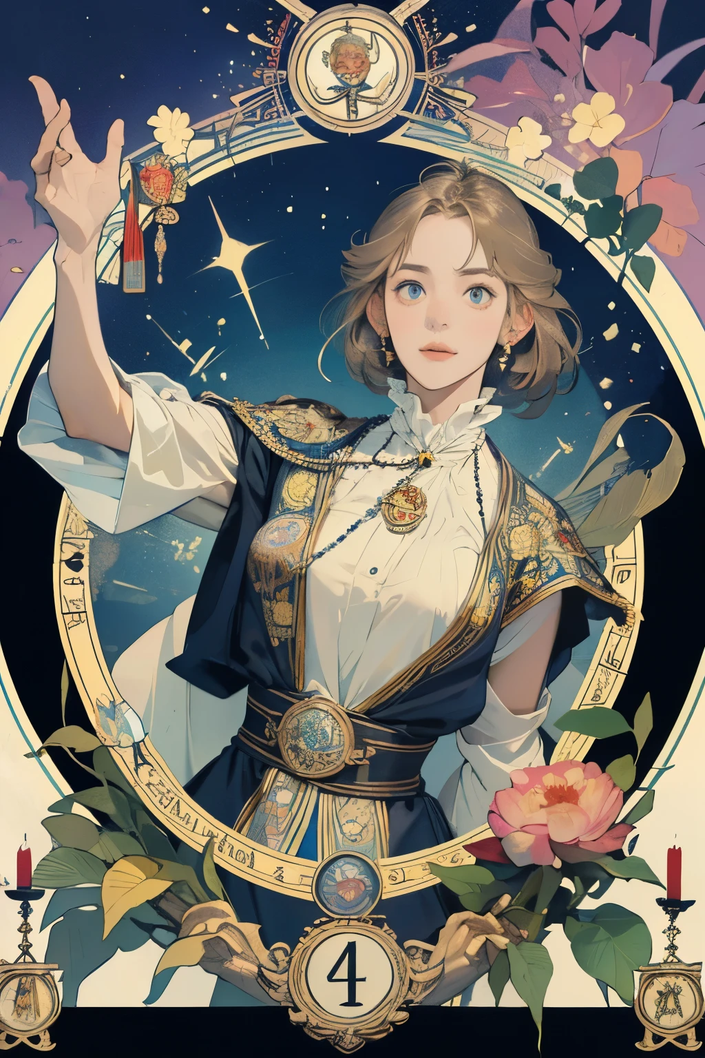 Artwork, Better Quality, woman, Tarot, Baldo, Clown, Symbolism, Visual art, Occultism, universal, Vision Casting, philosophy, Iconography, Numerology, Popularity, art, Alphonse Mucha