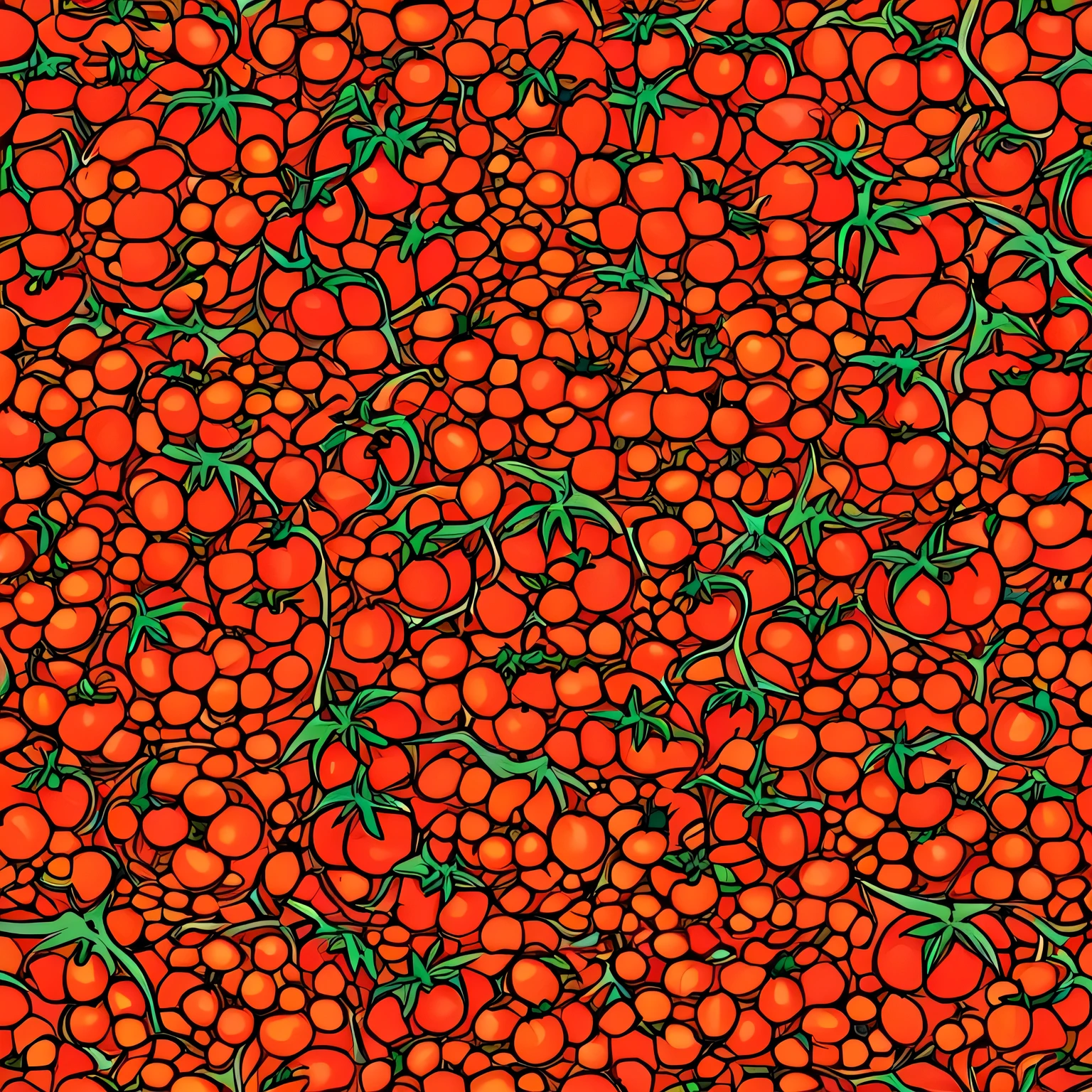 Rotten tomato illustration