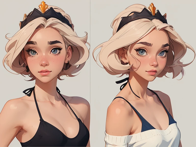 uumstyle Cartoon style digital illustration GTA style cartoon drawing of a woman with a crown on her head, drawn in the style of artegerm, even model | artegerm, arte detalhada, Ross Draws 1. 0, style , Retrato de RossDraws, and rossdraws, in style of artegerm, extremely detailed , retrato de princesa, stylestyle Cartoon style digital illustration GTA style Woman in bikini and sneakers next to another woman, anime illustration , proportions , beautiful arte conceitual de corpo inteiro, realistic bikini, retrato de corpo inteiro de um curta!Cartoon style very detailed face style digital illustration artgerm style, Arte conceitual de anime, Illustration of, detailed arte conceitual de corpo inteiro, design de personagens de arte conceitual de, arte detalhada de personagem de anime, corpo , full body photos Jennifer Connelly Cartoon style Digital illustration style Artgerm style Portrait style Turnaround sheet Creates multiple images in different poses of the same characterCartoon style Digital illustration style GTATurnaround sheet