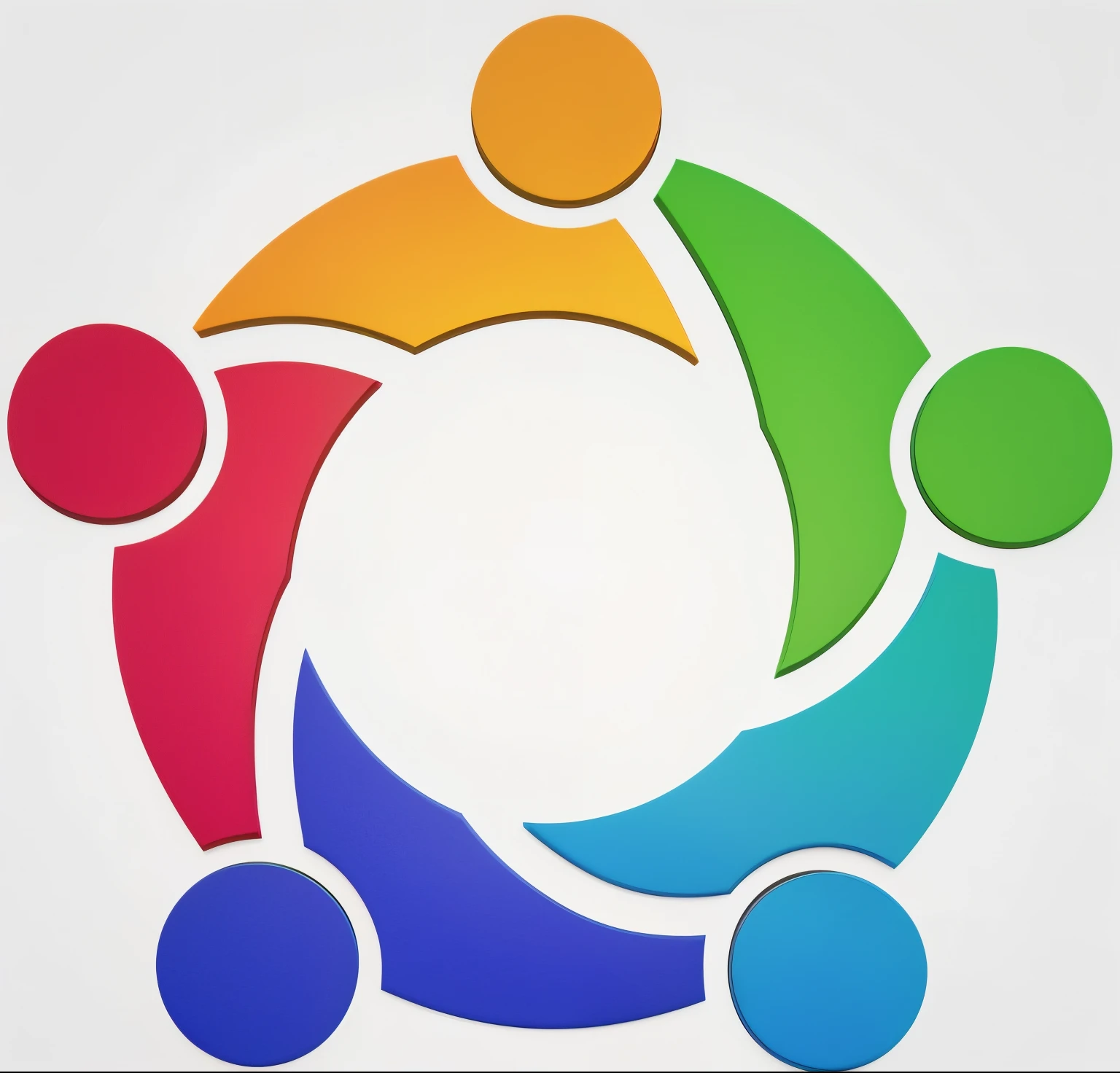 a close-up of a group of people holding hands in a circle, logotipo sem texto, reunindo pessoas, sem gradientes, no logo, logo, logo, logotipo para uma rede social, colaborativo, 2 5 6 x 2 5 6 pixels, Imagem, multiparte, 2 0 5 6 x 2 0 5 6, unused project, logotipo redondo