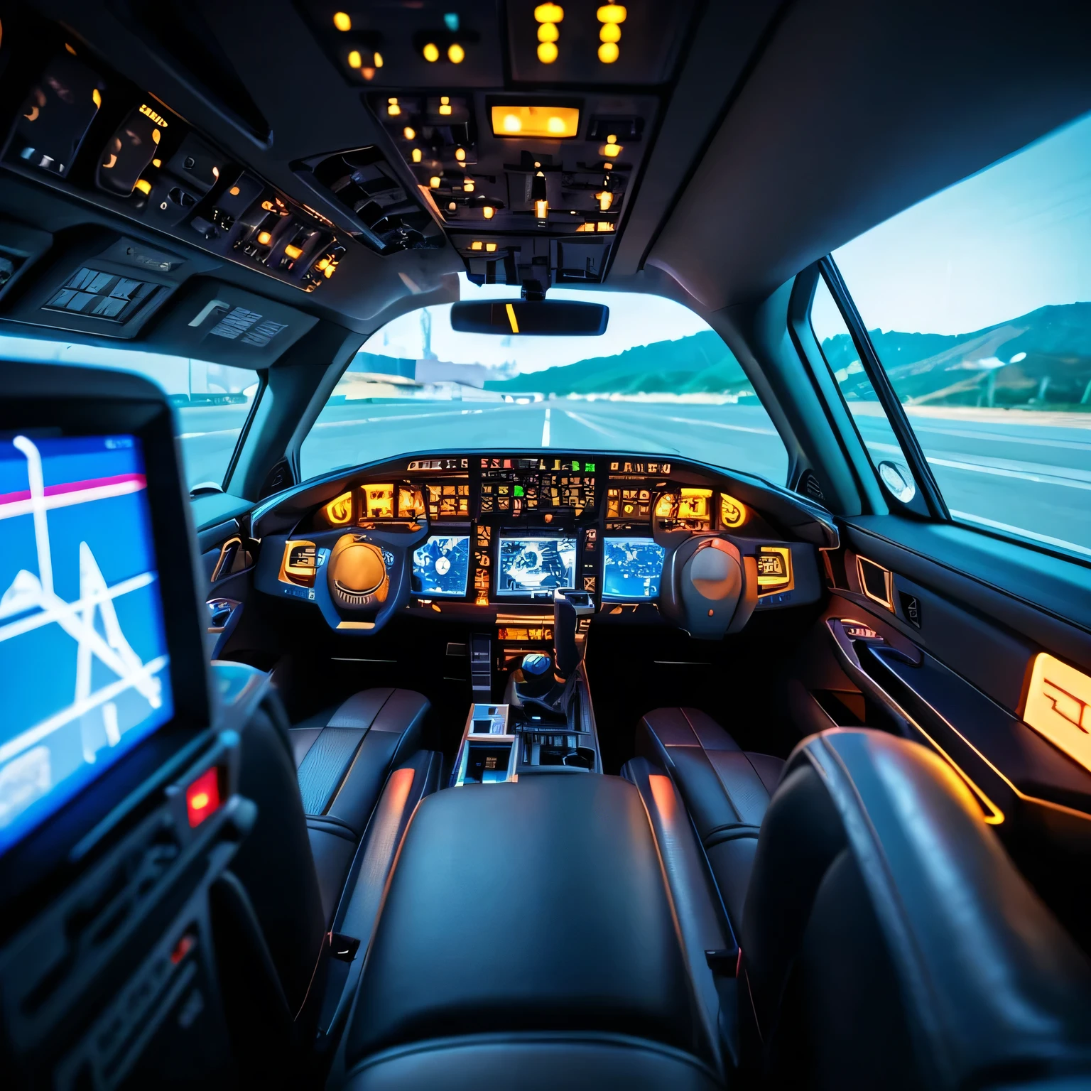 Jet cockpit