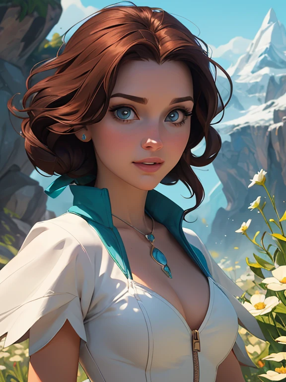 estilo de desenho animado:1.2), Geena Davis  s Mulher brasileira desenho ART Artline mulher  Imagem cartoon de uma mulher , roupas sensuais , garota super valente destemida , Ilustra??o estilo desenho animadocabelo preto ondulado, estilo de arte dos desenhos animados, estilo de arte dos desenhos animados, digital illustration style, design de personagens altamente detalhado, arte digital detalhada fofa, Fan art horror character design portrait, beautiful curly black hair digital illustration high quality portrait, arte em quadrinhos, retrato do design do personagem, Naked busty woman with medium breasts cartoon style female character Geena Davis mercenary warrior Female character Queen Anna of Arendelle with battle scars Cartoon image of a woman .Ilustra??o estilo desenho animado, estilo de arte dos desenhos animados, estilo de arte dos desenhos animados, digital illustration style, design de personagens altamente detalhado, arte digital detalhada coragem, Forest fan art, Design de personagens de retrato, beautiful digital illustration, retrato de alta qualidade, Arte em quadrinhos, mulher jovem cabelo com transas lindas . Queen Anna of ArendelleBeautiful lined eyes Medium large bust and wonderful sexy clothes. image expression of sexual desire from waist to head illustration Queen Anne of Arendelle masterpiece， Best quality at best， 1 ， Sakura Haruno， seios grandes，Traje ombro a ombro，（decote)，（close da parte superior do corpo)，Criado sexy，Is shy，sorria，com cabelo rosa， cabelo longo e branco， （Olhos verdes:1.4)， Forehead protection， as cerejeiras，Flores de cerejeira voando，red clothes zipper