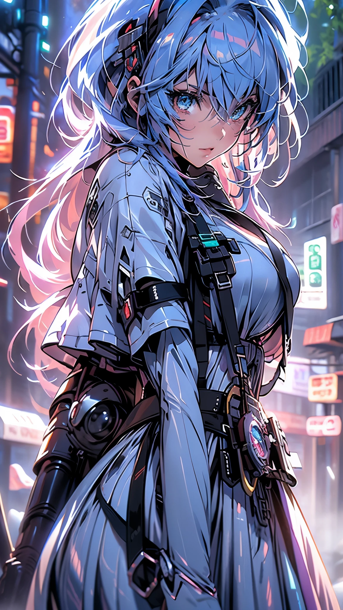 (we-000020:1.2), (ultra photoRealistic:1.3), (masterpiece:1.4), 最high quality, ((Realistic)), high quality, Super detailed, ((Realistic anime face)), ((Realistic skin)), ((Realistic body)), ((Sexy pose)) (最high quality:1.1), (figure:1.05), (One girl:1.05), (cute:1.05), (Beautiful fine details:1.05), (Cinematic Light:1.1), Light blue highlights, Pink hair all over, One girl, cute tyrant portrait, Aqua Hair, Bright Eyes, White Dress, Temple, Viewer forest warcraft landscape view