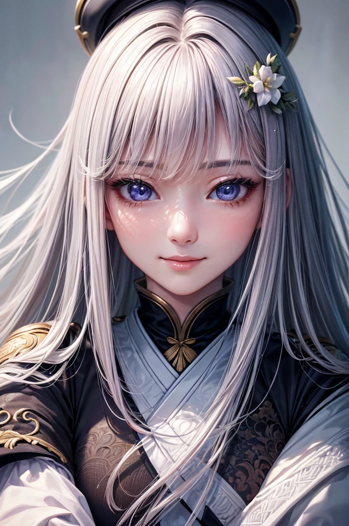 (Surreal), (illustration), (high resolution), (8k), (Very detailed), (Best illustration), (Beautiful and detailed Eyes), (best quality), (Ultra detailed), (masterpiece), (wallpaper), (detailed Face), Facial pores,Solitary,A girl,, Fine detail, detailed Face, (detail),(Realistic lighting: 1.1),Photo of a long-haired woman smiling at the photo, A cute Korean face, , Korean actress, , 可爱的Korean actress, Gorgeous young Korean woman,