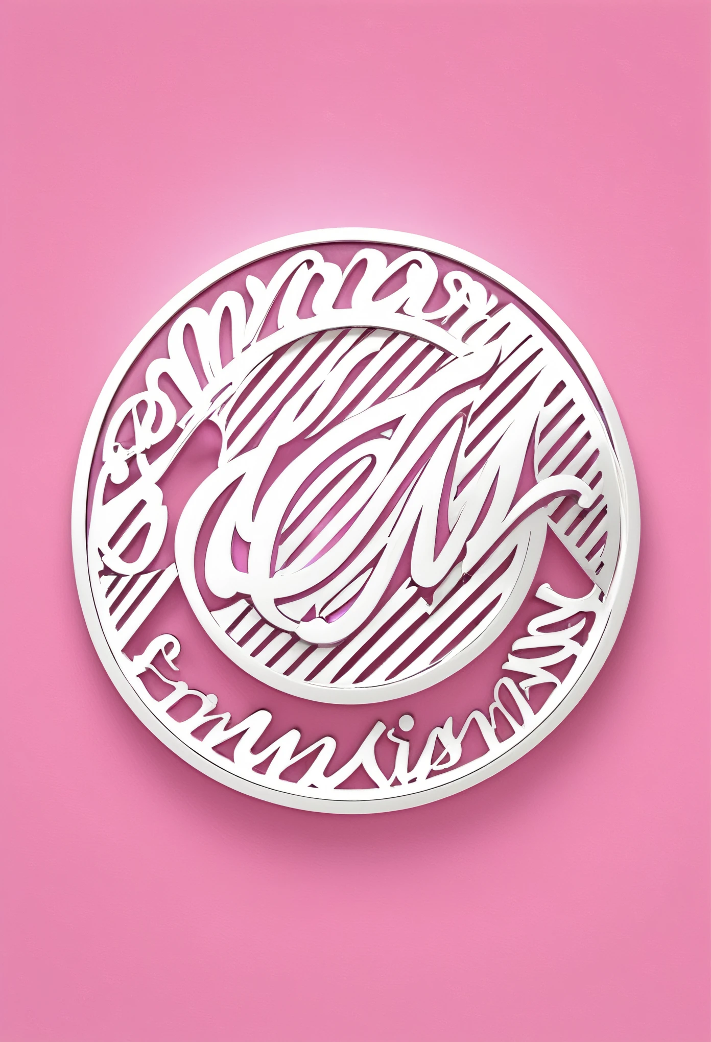 Logo de loja feminina nastinny em 3D