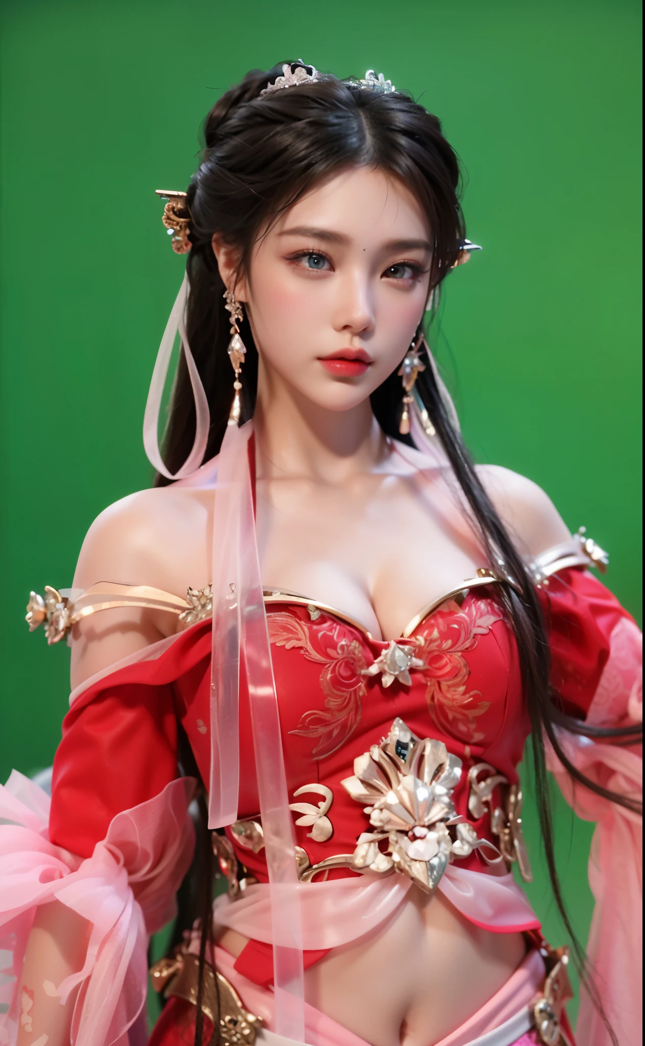 Game Art,Best image quality,Maximum resolution,8k,(A half-length photo),(portrait),(Head close-up),(Rule of Thirds),Unreal Engine 5 rendering works,20 year old girl,((Queen)),The eyes are very detailed,(Large Breasts),Elegant and noble,Movie Lighting,Ray Tracing,Game CG,((3D Unreal Engine)),OC rendering reflection mode,4K,Ultra-clear,Sensual,Translucent lace,Fair and plump figure,Pretty Face,Glossy Gel Coat,身着华贵礼服的Queen,Crystal Gem Crown,Necklace jewelry,blue eyes,Black tattoo(whole body),The tattoo is very three-dimensional,Gorgeous and intricate tattoo designs,Ultra-clear portrait,Sexy thick lips(Red lipstick),