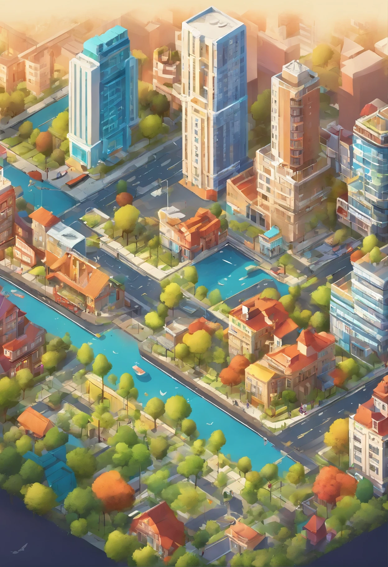 Absurdo, best quality, fantasia, ((isometric)), Knolling estilo de (Cidade urbana, tokyo, noite, escura, letreiro neon), rua, Posts, Sombras, darkeness, (fundo simples ceu escuro), Welcome to the vibrant world of our town map isometric view game! Picture a bustling urban landscape seamlessly interwoven with pockets of lush greenery and serene natural beauty. Your task is to explore this dynamic town, navigating its winding streets lined with eclectic shops, cozy cafes, and bustling markets. But amidst the urban hustle and bustle, don't forget to venture into the tranquil parks, scenic riversides, and wooded trails that offer a refreshing escape into nature's embrace. from the skyscrapers towering against the skyline to the gentle rustle of leaves in the nearby forests. As you uncover the secrets of each district, immerse yourself in the rich tapestry of urban and natural elements that define this captivating setting. ((Isometric Urban)), (Isometric map)