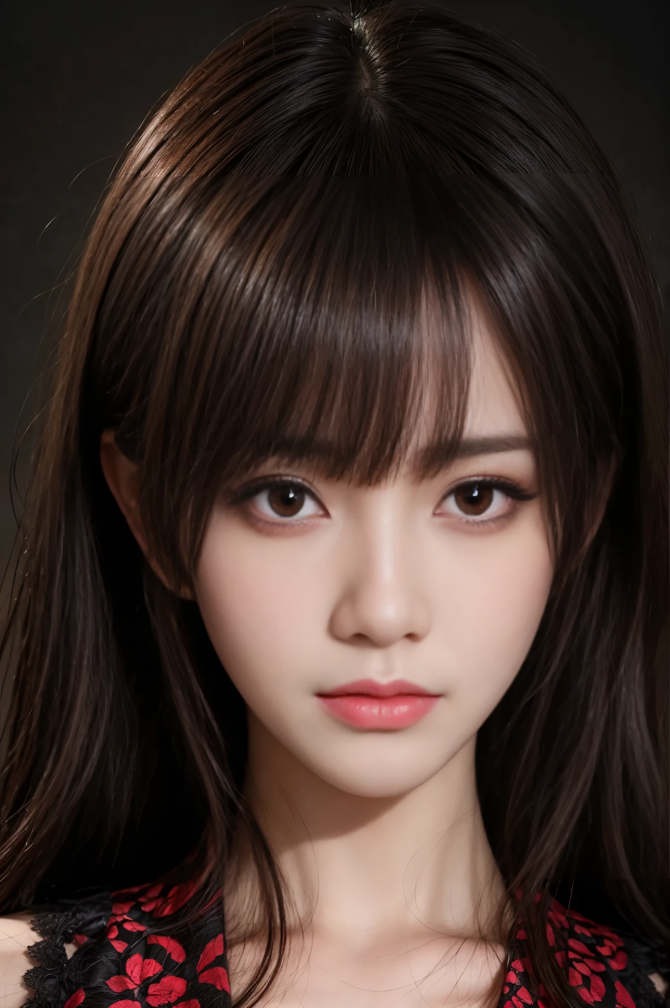 male, black, crimson, Blood, devil, bad, Queen, Very high quality, Very detailed, High quality eyes, 
