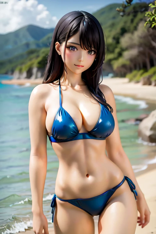 araffed asian woman in a bikini posing on a beach, japanese model, ai yazawa, young pretty gravure idol, young sensual gravure idol, aoi ogata, yasumoto oka, young skinny gravure idol, chiho ashima, sexy girl, stunning appealing figure, deayami kojima, asian girl