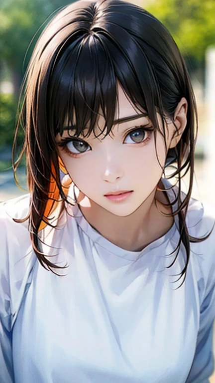(hig彼st quality、8k、32k、masterpiece)、(Realistic)、(Realistic:1.2)、(High resolution)、Very detailed、Very beautiful face and eyes、1 girl、Delicate body、(hig彼st quality、Attention to detail、Rich skin detail)、(hig彼st quality、8k、Oil paint:1.2)、Very detailed、(Realistic、Realistic:1.37)、Bright colors、Full Body Shot, (Casual Fashion)
