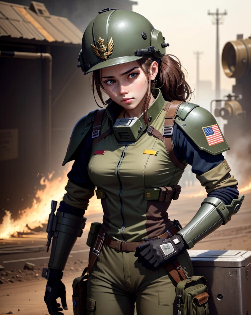 Female Soldiers,mechanical