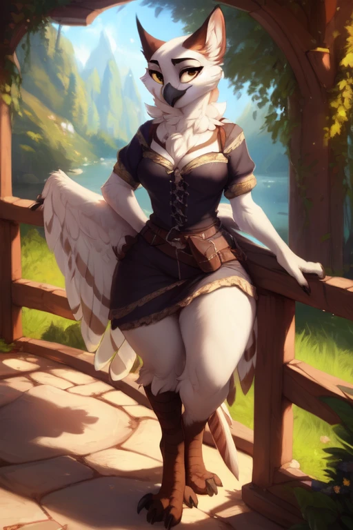 feral:1.2),(walkingwake:1.3), female focus, 8k wuality, ultra realistic, 3d render, digital art, beautiful and detailed portrait of a female owl, hi res,soft shading,good anatomy, feathered tail, (posing:1.3), (soft shading), 4k, hi res, ((detailed face, detailed)), by zackarry911, by zaush, (by personalami:0.5), looking at viewer, uploaded on e621, explicit content, 3d, cutesexyrobutts, hioshiru, (bastika, cutesexyrobutts, hioshiru), ((masterpiece)), ((best quality)), ((cinematic lighting)), ((countershading)), ((detailed background)), y kenket, Ross Tran, ruan jia, zaush, foxovh, by Zackary911, by hyattlen, by teranen, by fumiko, by Pixelsketcher, by Bayard Wu, by Thomas Benjamin Kennington, by Einshelm, by Kilinah, by Coffeesoda, by Hioshiru, by fluff-kevlar, by r-mk, owl, medieval, fantasy, neck fluff, neck fur, solo, fantasy, rogue, female, Avian, (((timid, seductive))), neck tuft, big eyes, Feathers, winged arms, bird feets, bird feather tail, outdoors, anthro, thick thighs, wide hips, teasing, wide hips, huge thighs, slightly chubby, clothed, cleavage, big hips, curvy, close up, big thighs, bottom-heavy, standing,
