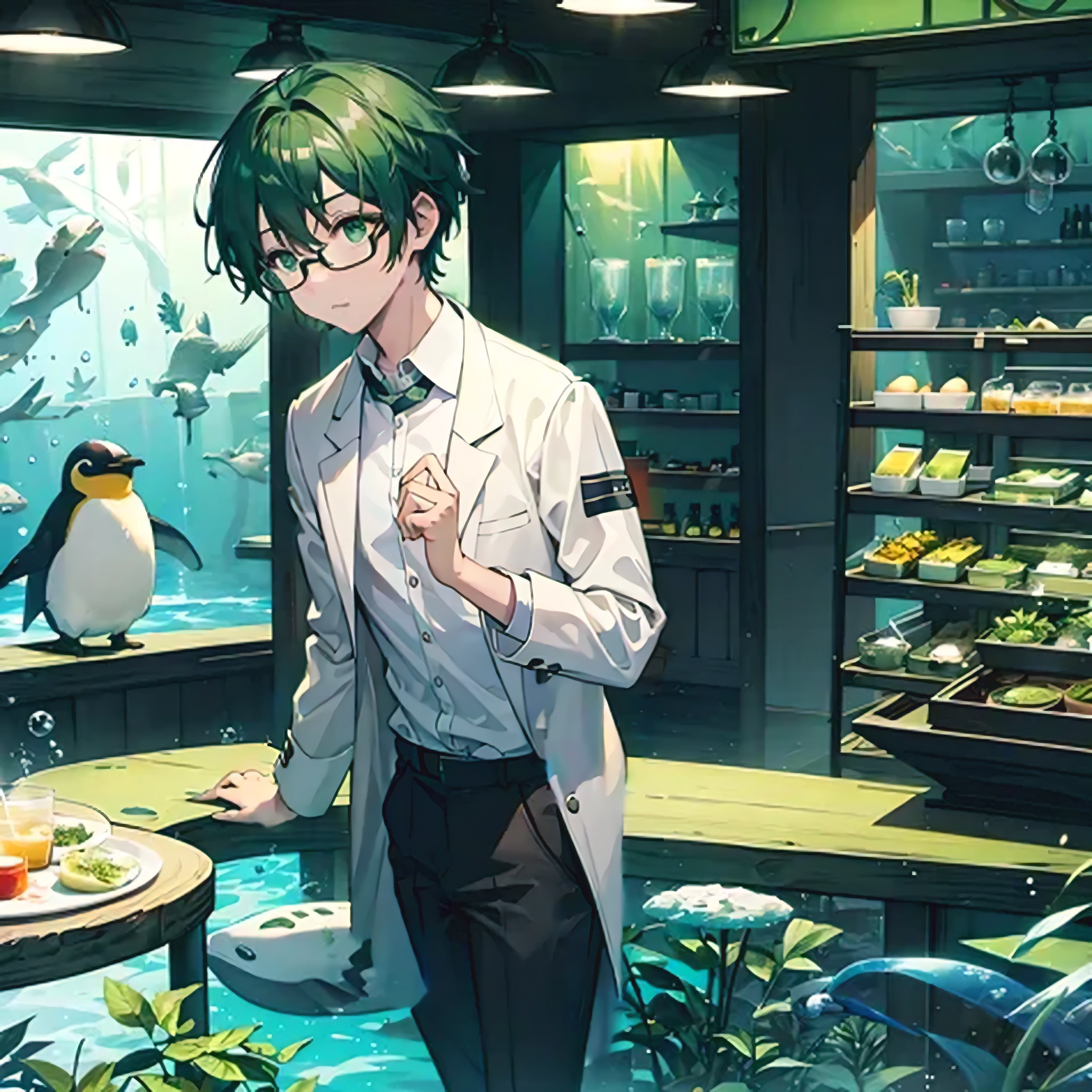 S scientist coat