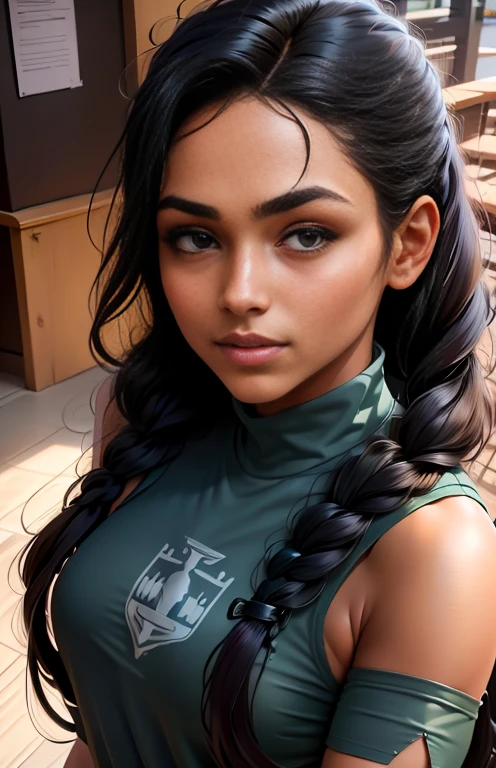 alta qualidade, high resolution, conto de fadas moderno, protagonist a brilliant hacker homem, must rescue a wohomem who princess, preto muito lindo, cabelo encaracolado, olhos castanhos claros presos em uma torre, hacker homem uses only his knowledge of technology to rescue the princess, homem, black wohomem, hacker, princess, castelo, 4K resolution, lindo rosto negro, two characters homem and wohomem, sombras perfeitas