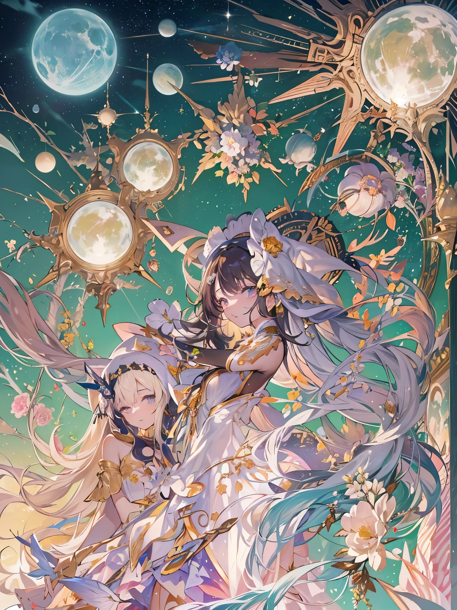 ((highest quality)),(Ultra-high resolution),(Very detailed),(Detailed Description),((The best CG)),(A masterpiece),Ultra-detailed art,Amazing drawing art,(Art with exquisite detail:1.5), Shining Star, dawn,