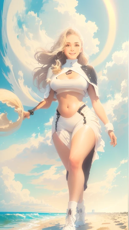 nsfw:1.1, high resolution:1.7, incredibly absurdres, kawaii:1, cute:1.5, hires.fix,anime visual:1,incredibly fine illustration,8k,masterpiece:1.2,best quality, high quality, exquisite, beautiful,insanely detailed, intricate detailed, extremely detailed, Super Definition,ultra high res, Super Resolution, best aesthetic, ultra detailed:1.5,best quality, perfect face, detailed face, masterpiece:1.2, illustration:1.2, 8k cg wallpaper, stunning art,absurdres,octane render,ultra hires, 1womanl，18yo，MILF，Bigchest，Raised sexy，Pornographic exposure， solo，Beauty contests，standing on your feet（Background with：aerodrome，snow mountains，Planes，at winter season，Blizzarding，Big snowflakes）in an airplane， She has long blonde hair，Long hair flutters in the wind，Redlip，Snow-white skin，dynamicposes，Sweat profusely，drenched all over the body，seen from the front， hair straight， mostly cloudy sky，（（（tmasterpiece），（Very detailed CG unity 8K wallpaper），best qualtiy，cinmatic lighting，detailed back ground，beatiful detailed eyes，Bright pupils，（Very fine and beautiful），（Beautiful and detailed eye description），Blue eyes，Redlip，ultra - detailed，tmasterpiece，）），facing at camera，（The upper part of the body），A high resolution，ultra - detailed），revealing breasts，Bare genitalia， Bulge，legs are open，sexyposture，Camel toes，Flushed complexion，Open-mouthed，frontage，air force，military hat（Wearing：Red transparent Air Force shirt，Large colored bow tie，，Gold wire embroidery，Black suspenders，Bare breasts）