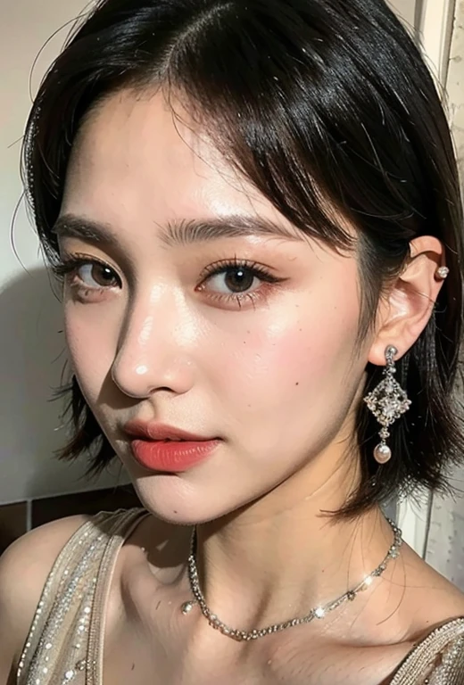 (A hyper-realistic), (illustratio), (hight resolution), (8k), (ighly detailed), (The best illustrations), (Beautiful detailed eyes), (top-quality), (Ultra-detail), (masterpiece), (wall-paper), (Detailed face), double eyelid、natural make up、Medium short straight hair,Earrings with bangs、solo、japanese beautiful woman、((20 year old beauty in bright blue underwear))、((Bright blue sexy lingerie))、((Baby face))、(((G Cup Big)))、Cleavage emphasis、(((Colossal tits)))、((While sitting、Crotch wide open))、((crotch accentuation))、((large full breasts、Downboob))、 ((Glamorous body))、Seduction Pose、NSFW,selfie