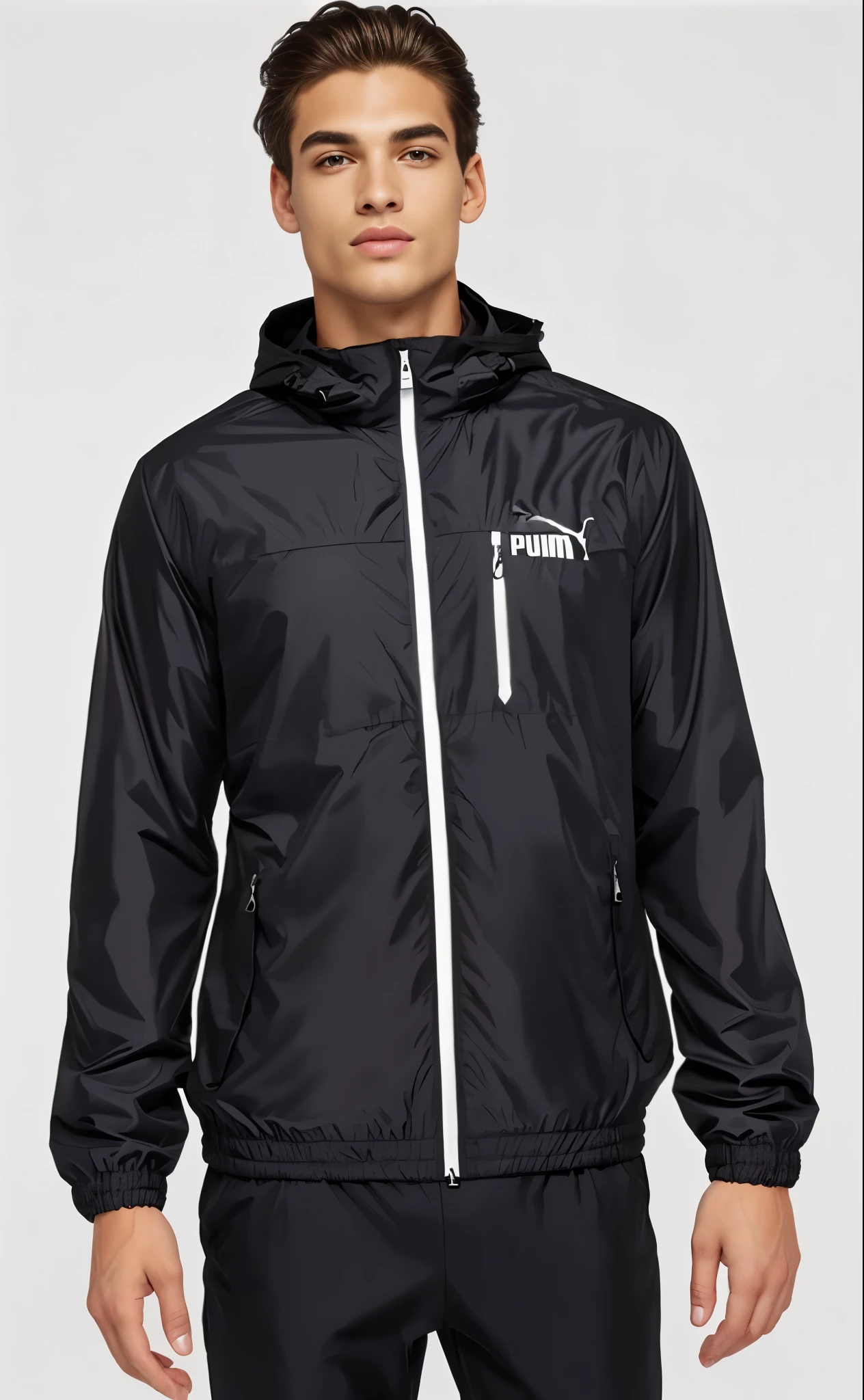 puma men's windbreaker jaqueta black, roupas esportivas, sports jaqueta, roupas esportivas, a man wearing a black jaqueta, fato de treino, jaqueta, item, vestindo um agasalho, vestindo terno de atletismo, wearing a fato de treino, 4 0 9 6, black jaqueta, trend in r/technological clothing, wearing jaqueta, record jaqueta, produtos, estilo esportivo profissional