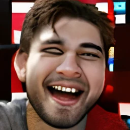 a guy look so happy