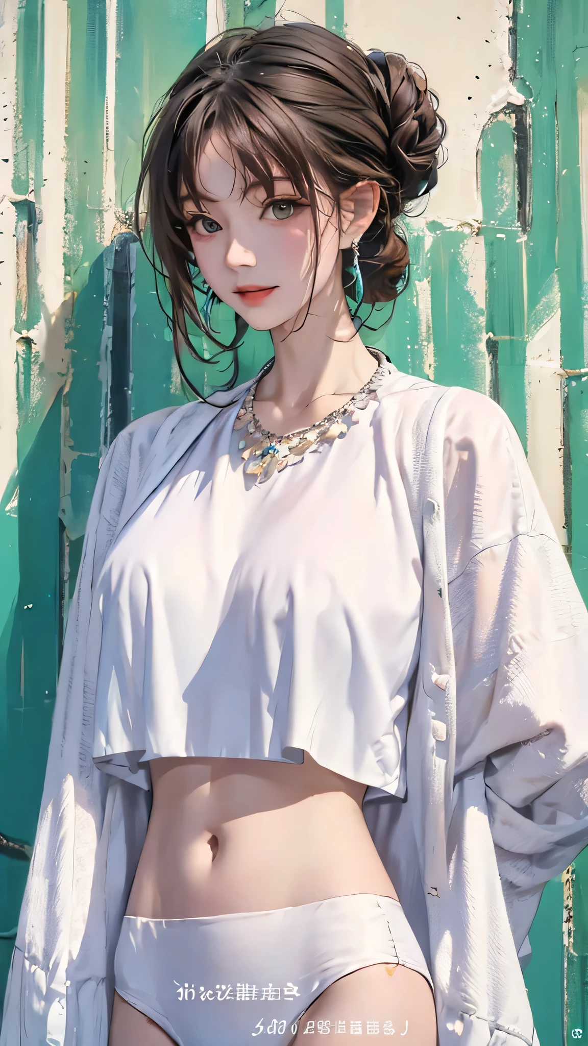 incomparable masterpiece, ultra realistic 8k CG, perfect artwork, ((perfect female figure)), Milf, looking at the viewer, mature woman, narrow waist, seductive posture, sexy pose, attractive, clean and beautiful face, pure face, bright eyes, toothed skin, girl, ((outfit, transparent skirt, wet shirt, transparent and unbuttoned, (student)), with blurred background