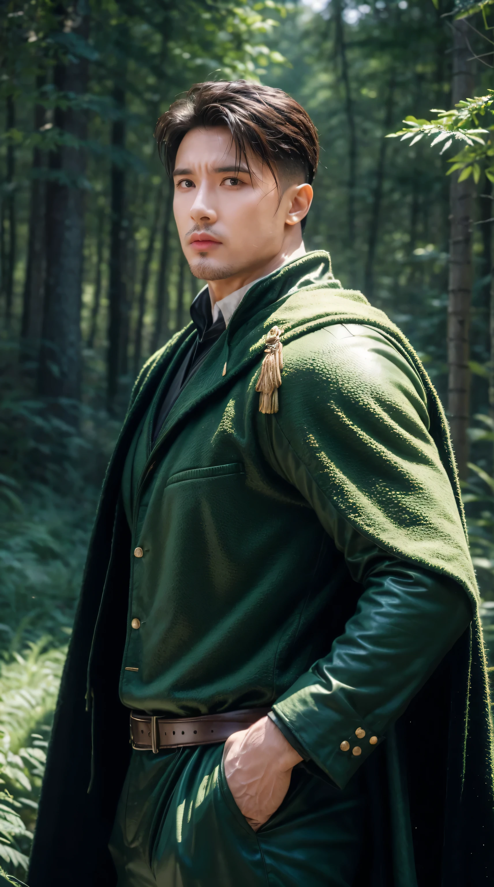 Man in green jacket in Alafed Forest, Van Diesel, hero, Medieval fantasy characters in epic fantasy novels, Portrait of Wild Cape Fen, Dwayne Johnson as Harry Potter, Dominic Toretto, Fantasy Characters Photos, Ronaldo Nazario, Profile photo, Epic Fantasy D&D The Hobbit Rogue