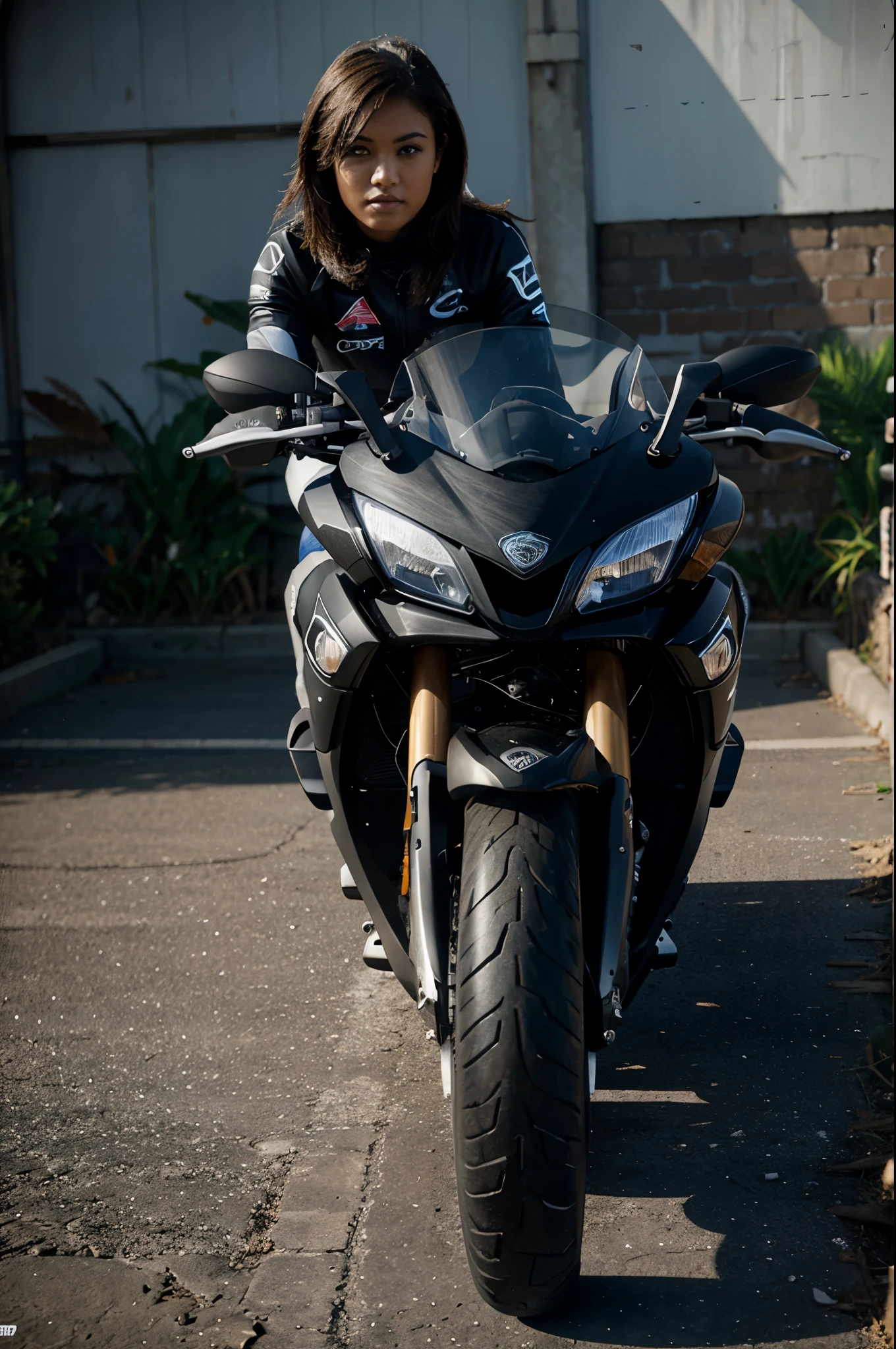 Rip curl design in yamaha r25 motorcycle