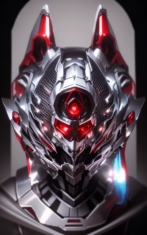 Color changes to platinum+Transparent,Some platinum and bright red(Ensure its layering and armor texture,Platinum as main color,Change the middle to a mirror image)