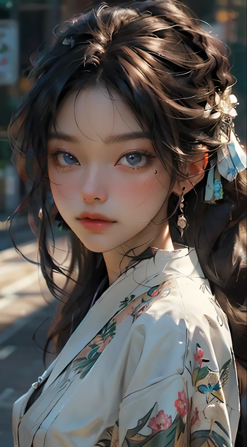 (highest quality, 8k, 32k, masterpiece, Ultra-high resolution):1.2, Blurred Background, Great photo with beautiful saturation, Ultra-high resolution,(Realistic:1.4)),Deep Shadow,(highest quality), ultra Realistic,32k,Highly detailed CG Unity 8k wallpaper, highest quality, (Detailed face, Perfect Face, Perfect Eyes, Realistic eyes),(Clear Face),(OL),office,Black Hair,