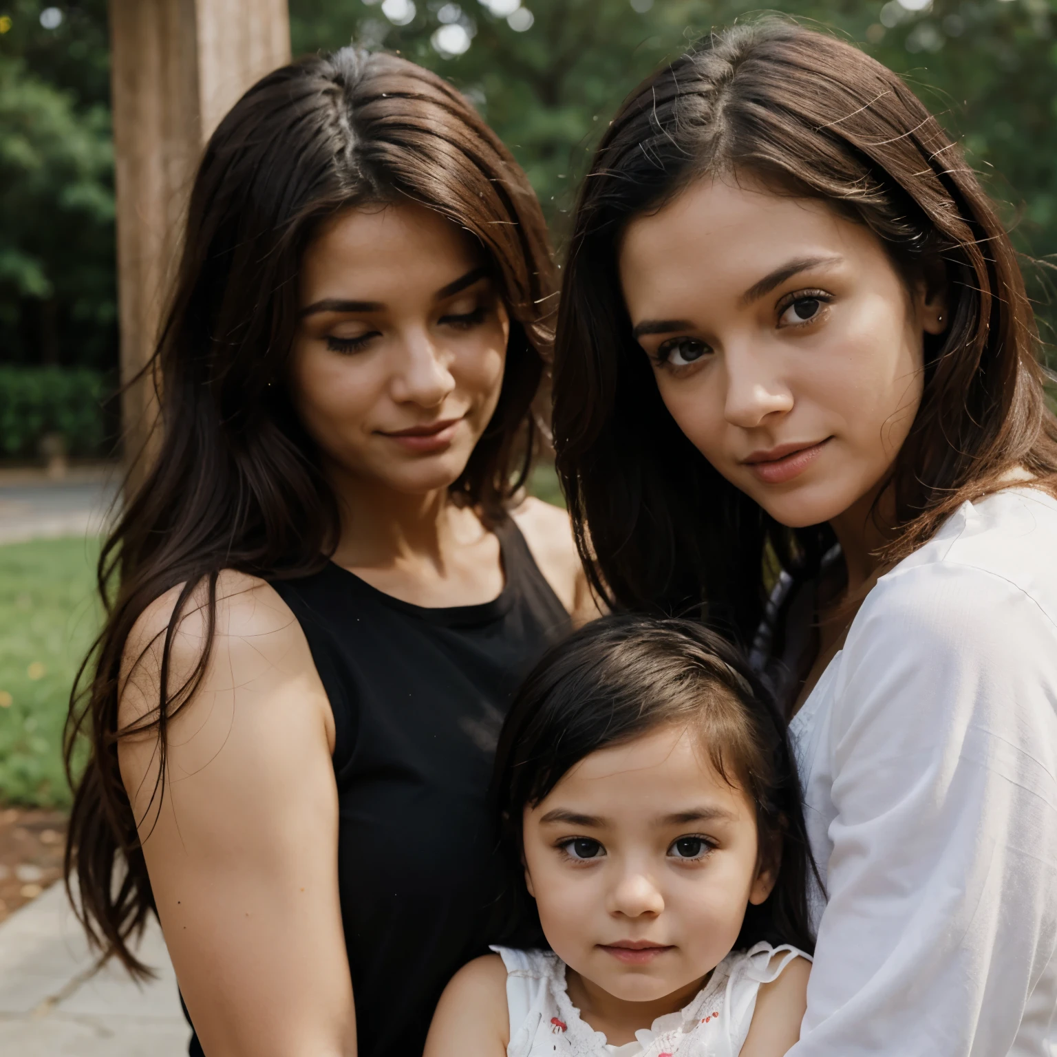 Mom and daughter