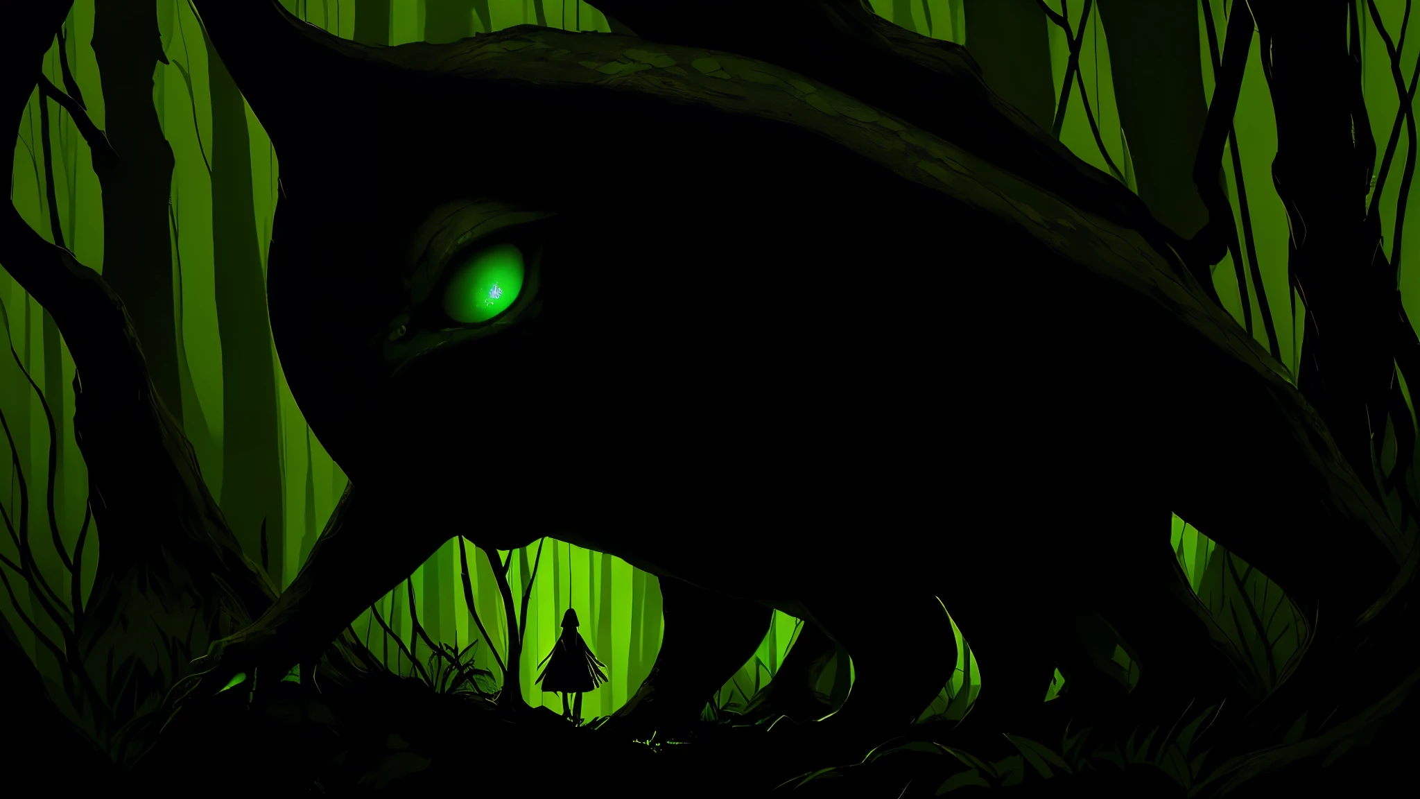 (best quality,highres:1.2),(realistic:1.37),ultra-detailed,a creepy toad,enormous in size,brightly colored,stalks through an ancient forest,tentacle tongue,thick and slimy skin,dark,ominous atmosphere,gloomy shadows,misty fog,gnarled trees,twisted branches,moss-covered rocks,dappled sunlight,unearthly glow,spooky ambiance,dense undergrowth,crunching leaves underfoot,haunting presence,unsettling silence,distant whispers,Cthulhu-like creature,mythical world,mysterious aura, Sentai Ranger, HDR, 8k, absurdres, cinestill 800, sharp focus, add_detail:3 (solo woman) anime, wideshot, widescreen, focus on subject
