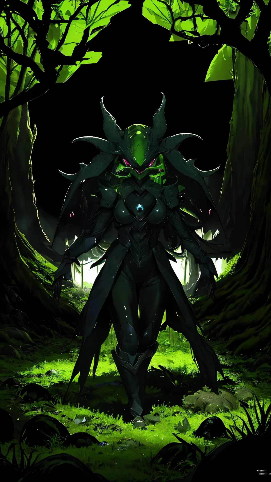 (best quality,highres:1.2),(realistic:1.37),ultra-detailed,a creepy toad,enormous in size,brightly colored,stalks through an ancient forest,tentacle tongue,thick and slimy skin,dark,ominous atmosphere,gloomy shadows,misty fog,gnarled trees,twisted branches,moss-covered rocks,dappled sunlight,unearthly glow,spooky ambiance,dense undergrowth,crunching leaves underfoot,haunting presence,unsettling silence,distant whispers,Cthulhu-like creature,mythical world,mysterious aura, Sentai Ranger, unnerving and seductive, HDR, 8k, absurdres, cinestill 800, sharp focus, add_detail:3 (solo woman) anime, wideshot, widescreen, focus on subject
