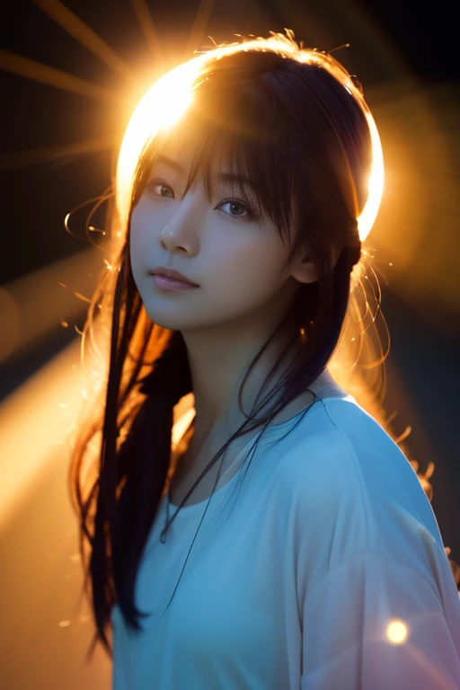 animation、恋愛のgod様MUSE、Facing forward、There is a halo around it、god々Shii