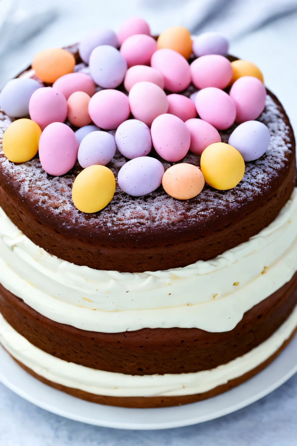 ((Best quality)), ((masterpiece)), (detailed), Easter cake