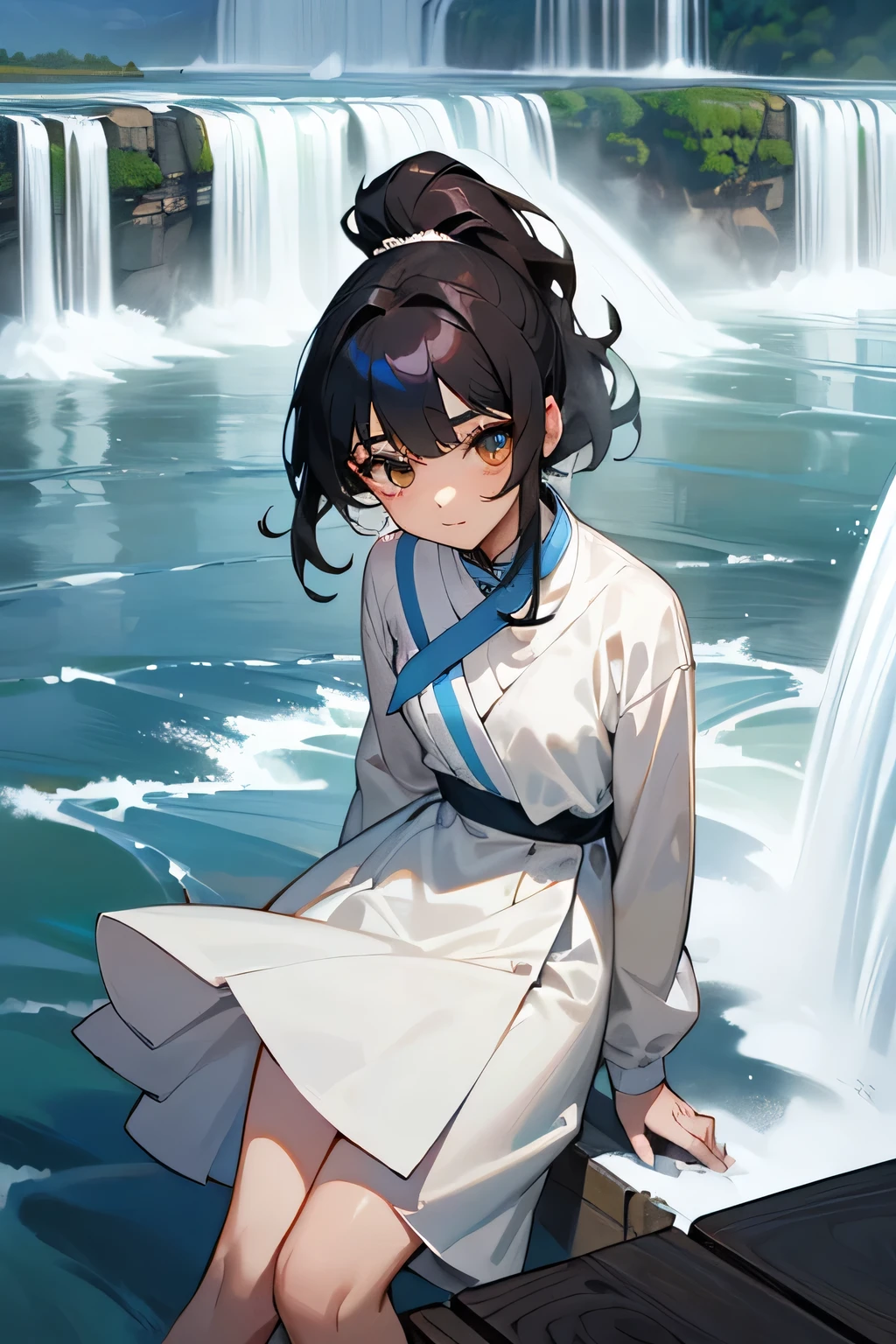 highest quality、High resolution、Detailed Background、(Beautiful face in every detail:1.4)、Anatomically correct、(Draw the usual number of fingers:1.2)、(Detailed facial expressions)、(Detailed eyes:1.2)、(Detailed eyes:1.2)、Beautiful, smooth skin、Beautiful women in their 20s、(Highly detailed face:1.4)、Cute color hair color、Black Hair、Brown Hair、Bobcut、ponytail、Wavy Hairstyle、well-groomed eyebrows、Cute Eye Makeup、Cute Lip Makeup、Perfect body line、(Minimally revealing clothing:1.2)、Niagara Falls、The power of the waterfall and the beautiful rainbow created by the spray、Harmony with the surrounding natural environment、A happy look、Cowboy Shot、
(Two beautiful women enjoying sightseeing with the beautiful scenery of Niagara Falls in the background:1.5)、
From the American side「American Falls」The falls, called and, are on the Canadian side.「Horseshoe Falls」and「Bridal Veil Falls」You can see a waterfall called、In particular, Horseshoe Falls is a semicircular waterfall and its power and majesty are overwhelming.、
It is also famous for its large amount of water.、The sight of the water falling into the pool with a loud noise is overwhelming, and you can feel its power and strength.、
The waterfall's spray rises into the air and on sunny days you can see beautiful rainbows.、
Especially in the morning and evening, the angle of the light reflecting off the waterfall creates a dynamic rainbow.、
The sight of a rainbow over the waterfall is truly magical.、
Wide leg pants give an elegant and feminine impression.、
Choose a long-sleeved knit top or sweater for the top、
On your feet, wear low-heeled boots or loafers.、
Maxi skirts give an elegant and feminine impression.、
Choose a long-sleeved cardigan or pullover top、
Wear comfortable flat shoes on your feet.、
A dress is a convenient and easy item because it can be worn as a complete outfit.、
If you want to limit your exposure, choose a long-sleeved dress.