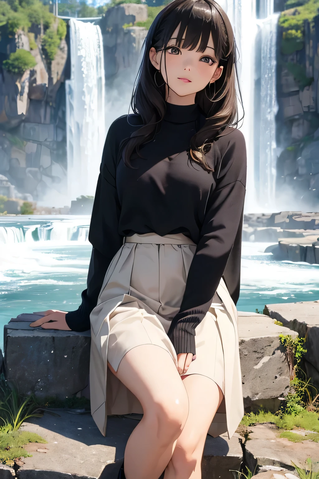 highest quality、High resolution、Detailed Background、(Beautiful face in every detail:1.4)、Anatomically correct、(Draw the usual number of fingers:1.2)、(Detailed facial expressions)、(Detailed eyes:1.2)、(Detailed eyes:1.2)、Beautiful, smooth skin、Beautiful women in their 20s、(Highly detailed face:1.4)、Cute color hair color、Black Hair、Brown Hair、Bobcut、ponytail、Braided long hair、Wavy Hairstyle、well-groomed eyebrows、Cute Eye Makeup、Cute Lip Makeup、Perfect body line、(Minimally revealing clothing:1.2)、Niagara Falls、The power of the waterfall and the beautiful rainbow created by the spray、Harmony with the surrounding natural environment、A happy look、Cowboy Shot、
(Two beautiful women enjoying sightseeing with the beautiful scenery of Niagara Falls in the background:1.5)、
From the American side「American Falls」The falls, called and, are on the Canadian side.「Horseshoe Falls」and「Bridal Veil Falls」You can see a waterfall called、In particular, Horseshoe Falls is a semicircular waterfall and its power and majesty are overwhelming.、
It is also famous for its large amount of water.、The sight of the water falling into the pool with a loud noise is overwhelming, and you can feel its power and strength.、
The waterfall's spray rises into the air and on sunny days you can see beautiful rainbows.、
Especially in the morning and evening, the angle of the light reflecting off the waterfall creates a dynamic rainbow.、
The sight of a rainbow over the waterfall is truly magical.、
Wide leg pants give an elegant and feminine impression.、
Choose a long-sleeved knit top or sweater for the top、
On your feet, wear low-heeled boots or loafers.、
Maxi skirts give an elegant and feminine impression.、
Choose a long-sleeved cardigan or pullover top、
Wear comfortable flat shoes on your feet.、
A dress is a convenient and easy item because it can be worn as a complete outfit.、
If you want to limit your exposure, choose a long-sleeved dress.