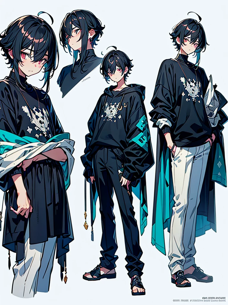 more_details:1.5
young boy, , dark hair, slightly sad face, dressed in soft dark casual clothes, sweater and wide pants, handsome, Anime, beautiful